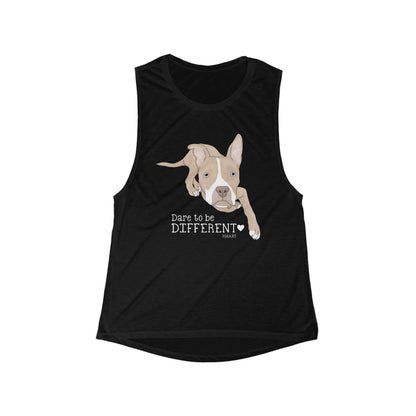 Tater | FUNDRAISER for HHART | Women's Flowy Scoop Muscle Tank - Detezi Designs-21902893558696612392