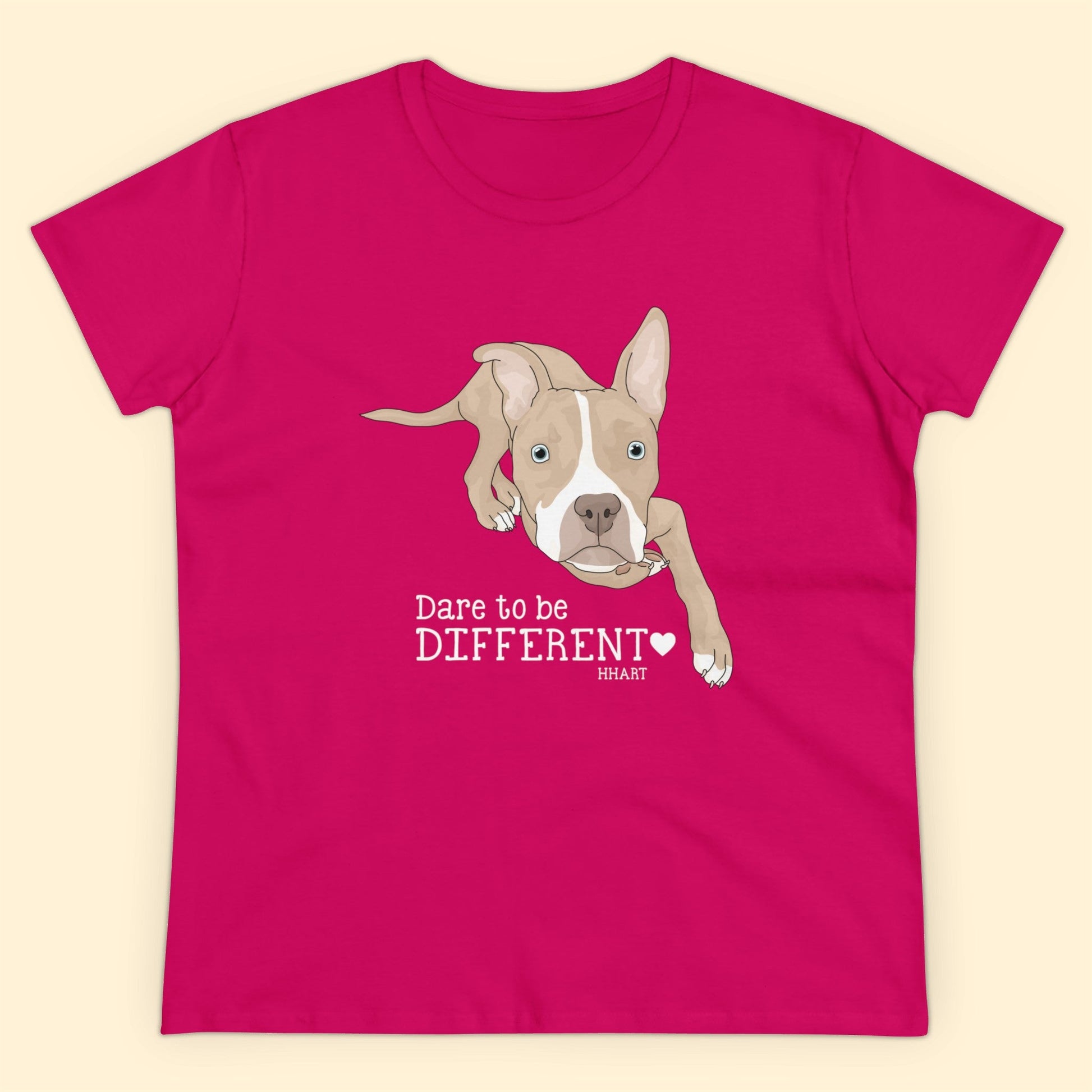 Tater | FUNDRAISER for HHART | Women's Midweight Cotton Tee - Detezi Designs-22040689484598093920