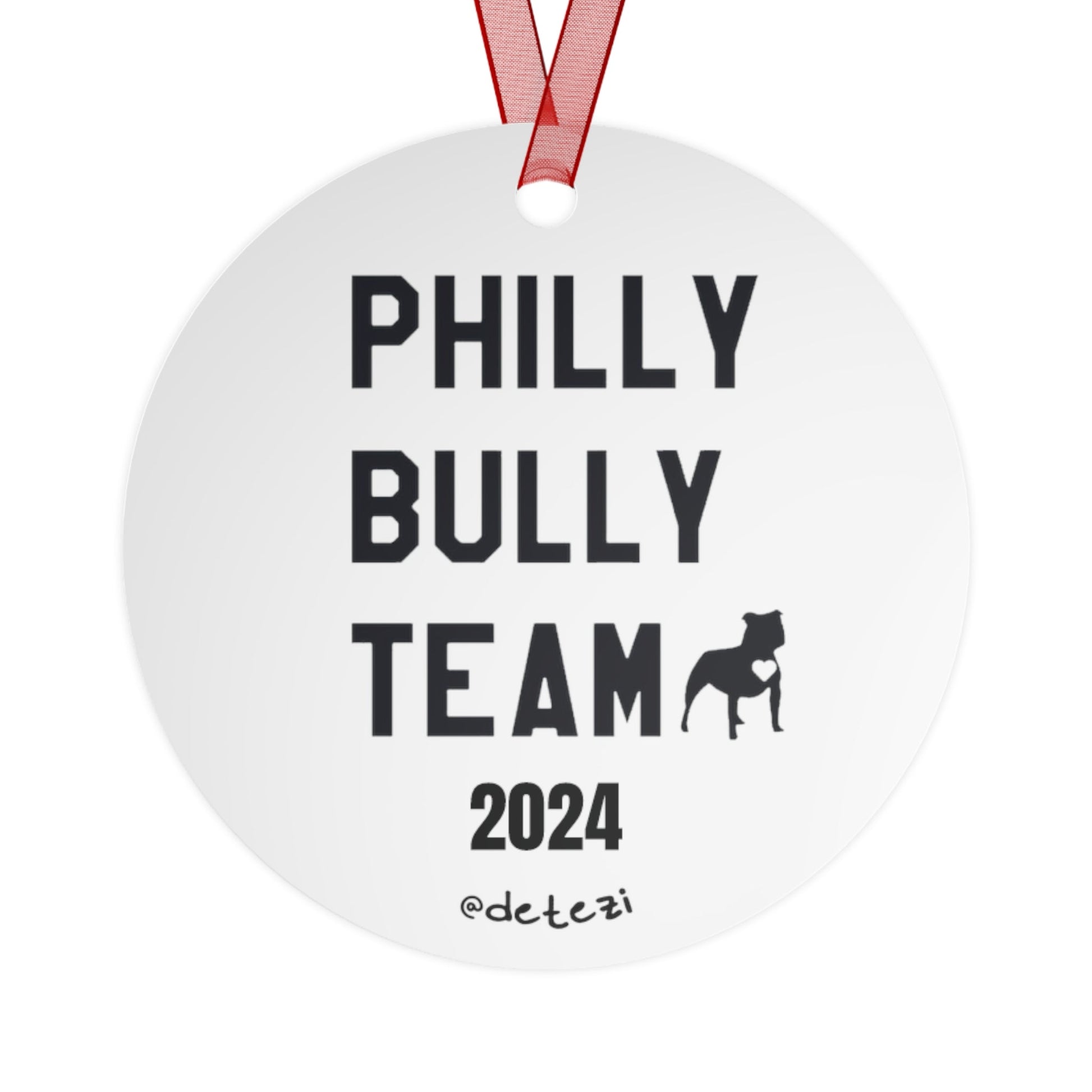 Tayto | FUNDRAISER for Philly Bully Team | 2024 Holiday Ornament - Detezi Designs - 90283892482564391094