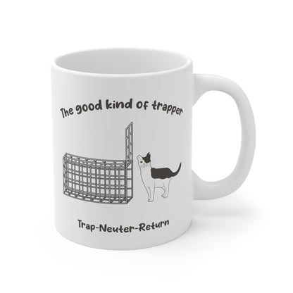 The Good Kind Of Trapper | FUNDRAISER for Feral At Heart | Mug - Detezi Designs-23418585433916942487