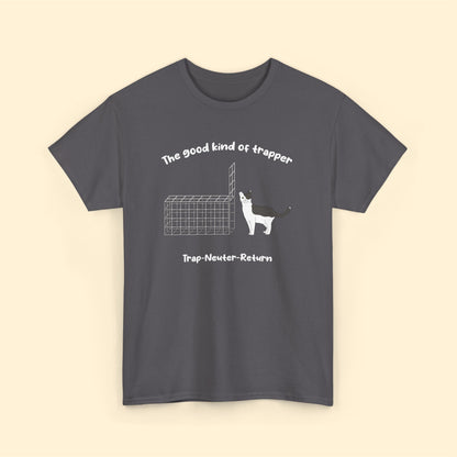 The Good Kind Of Trapper | FUNDRAISER for Feral At Heart | T-shirt - Detezi Designs-13501440841092948857