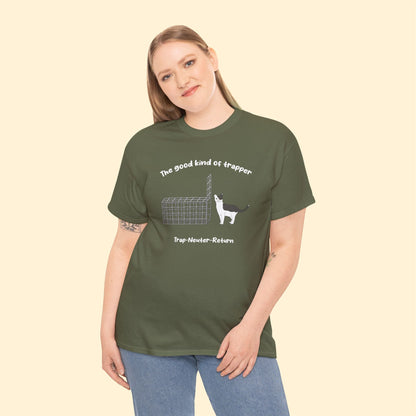 The Good Kind Of Trapper | FUNDRAISER for Feral At Heart | T-shirt - Detezi Designs - 19037826752730809426