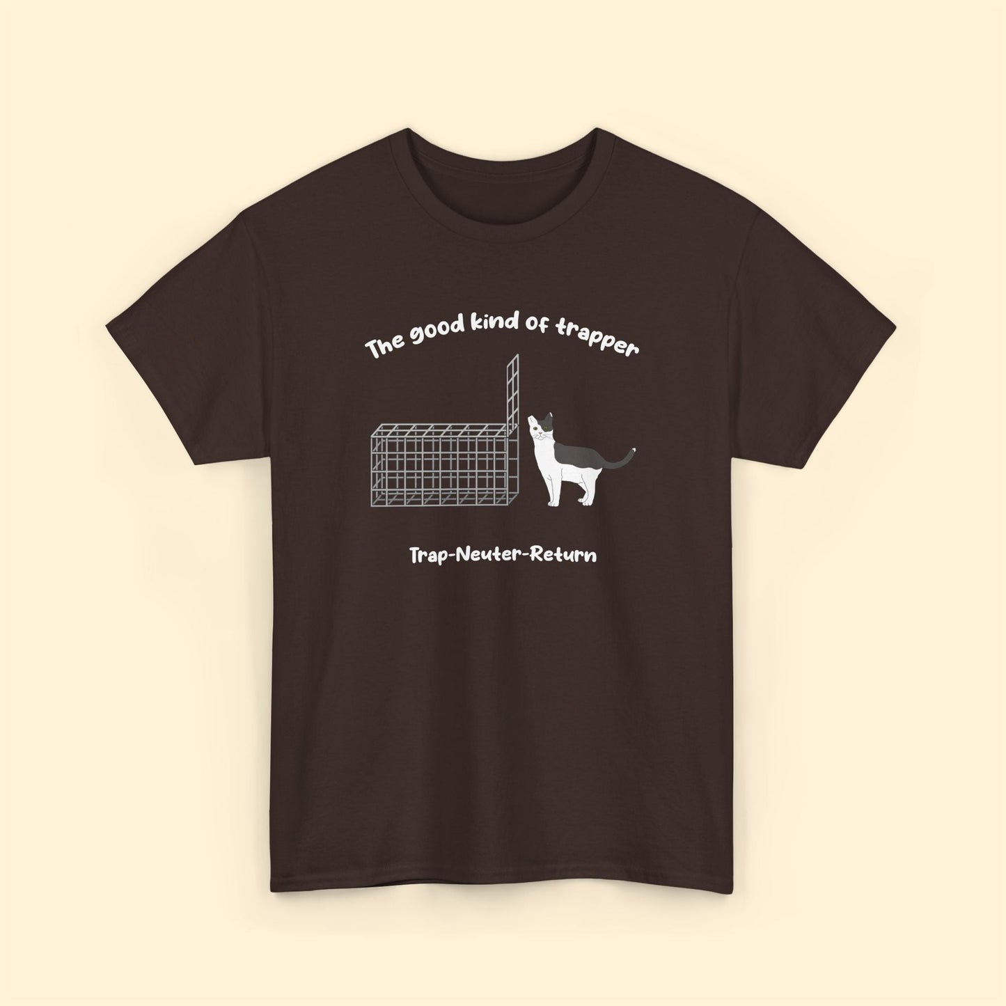 The Good Kind Of Trapper | FUNDRAISER for Feral At Heart | T-shirt - Detezi Designs - 19037826752730809426