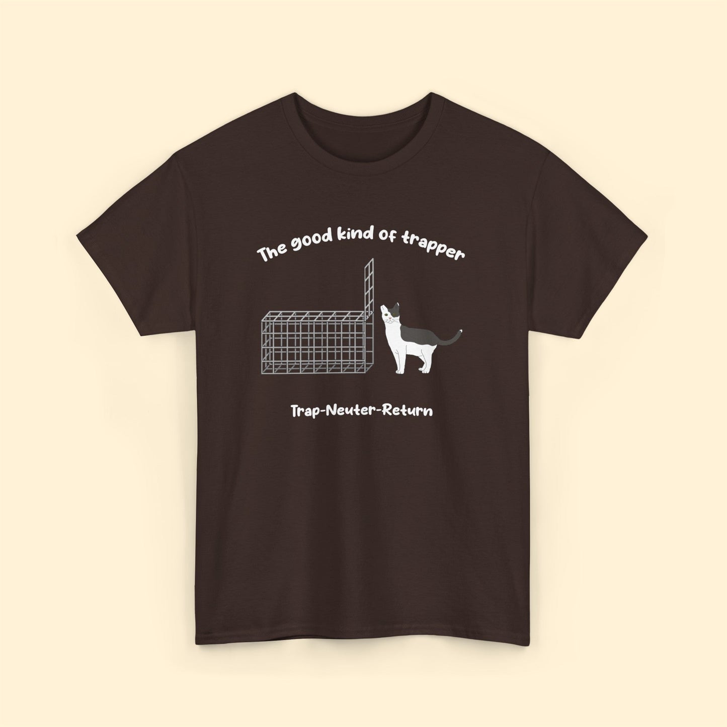 The Good Kind Of Trapper | FUNDRAISER for Feral At Heart | T-shirt - Detezi Designs-19037826752730809426