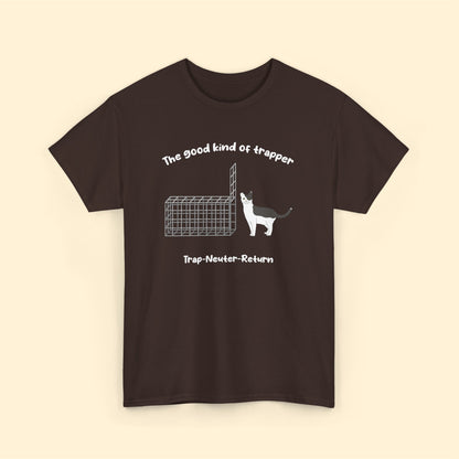 The Good Kind Of Trapper | FUNDRAISER for Feral At Heart | T-shirt - Detezi Designs-19037826752730809426