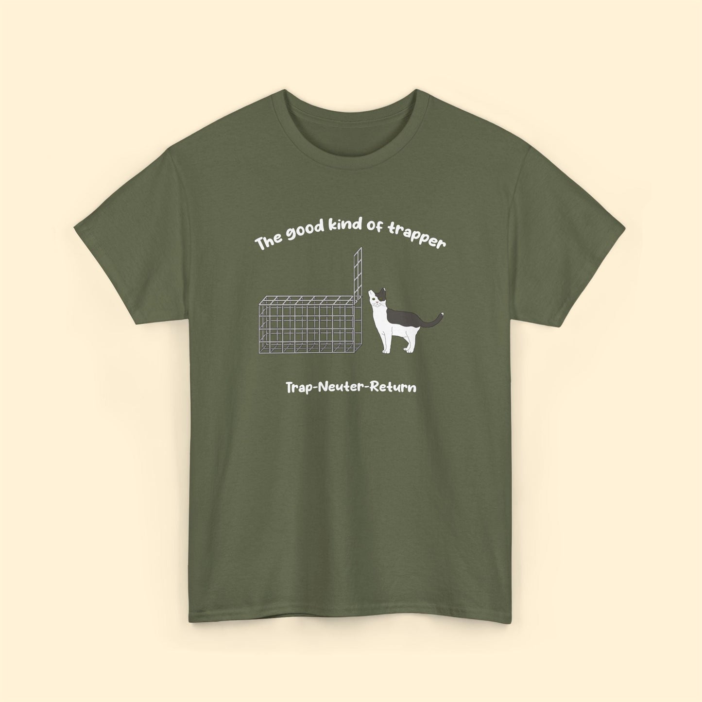 The Good Kind Of Trapper | FUNDRAISER for Feral At Heart | T-shirt - Detezi Designs - 25571571591606819851