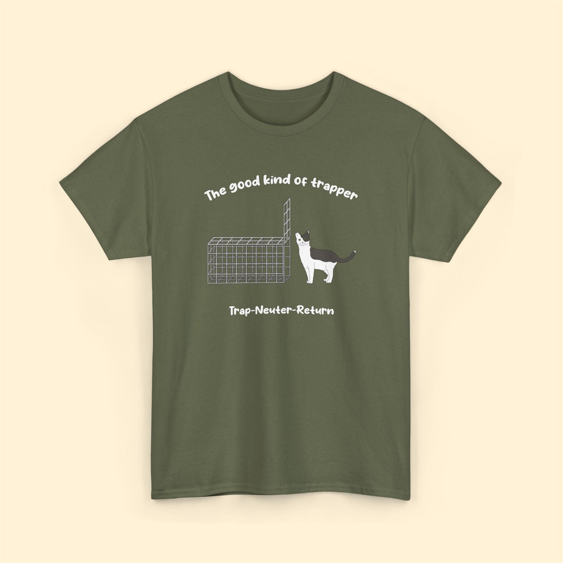 The Good Kind Of Trapper | FUNDRAISER for Feral At Heart | T-shirt - Detezi Designs - 25571571591606819851