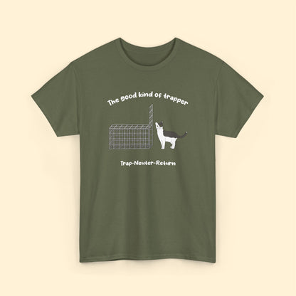 The Good Kind Of Trapper | FUNDRAISER for Feral At Heart | T-shirt - Detezi Designs - 25571571591606819851