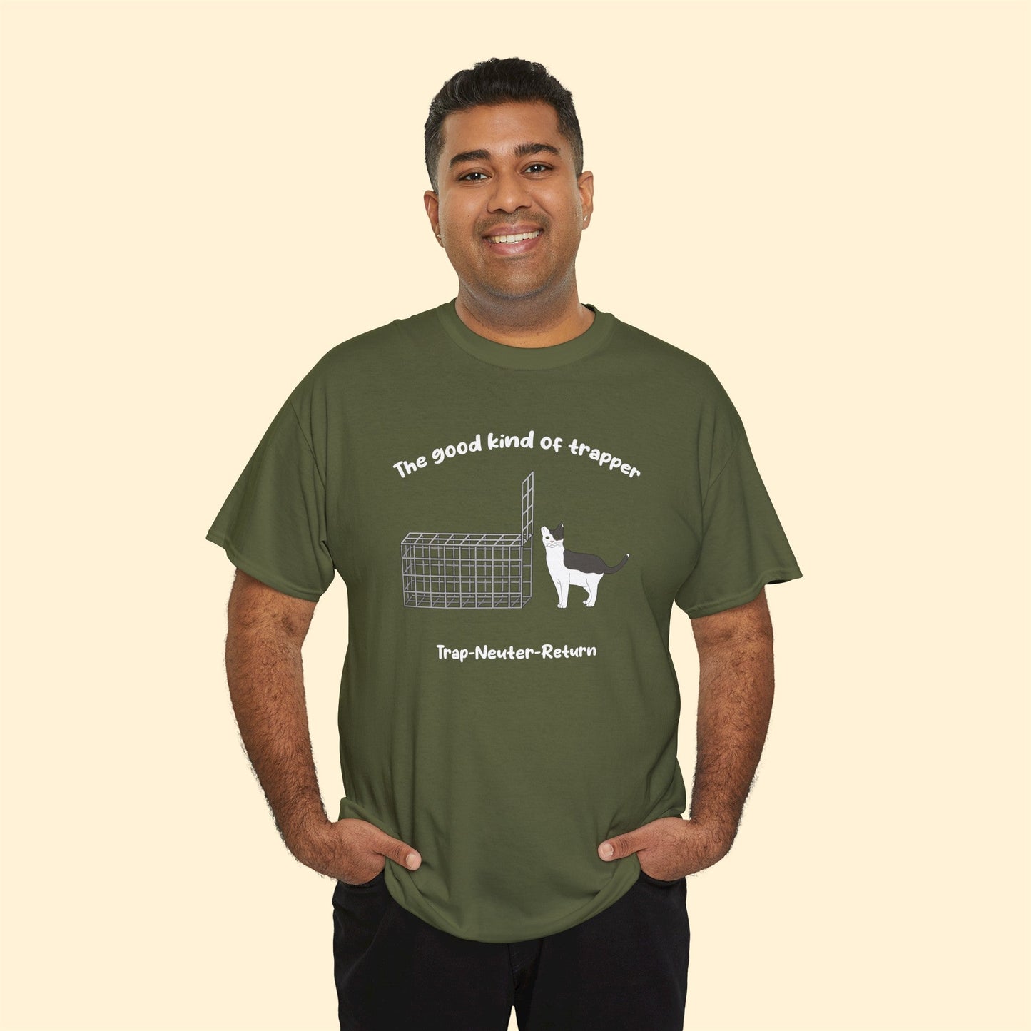 The Good Kind Of Trapper | FUNDRAISER for Feral At Heart | T-shirt - Detezi Designs-25571571591606819851