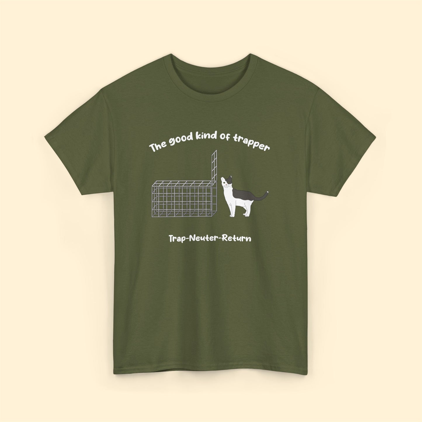 The Good Kind Of Trapper | FUNDRAISER for Feral At Heart | T-shirt - Detezi Designs-25571571591606819851