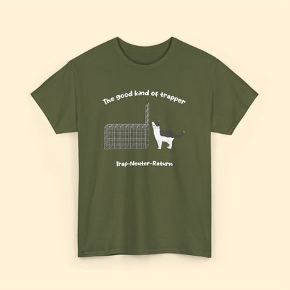 The Good Kind Of Trapper | FUNDRAISER for Feral At Heart | T-shirt - Detezi Designs-25571571591606819851