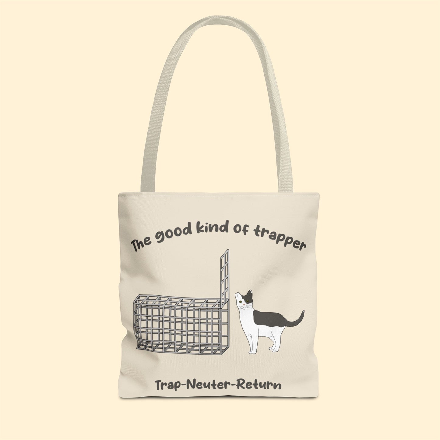 The Good Kind Of Trapper | FUNDRAISER for Feral At Heart | Tote Bag - Detezi Designs-14551385972254523790