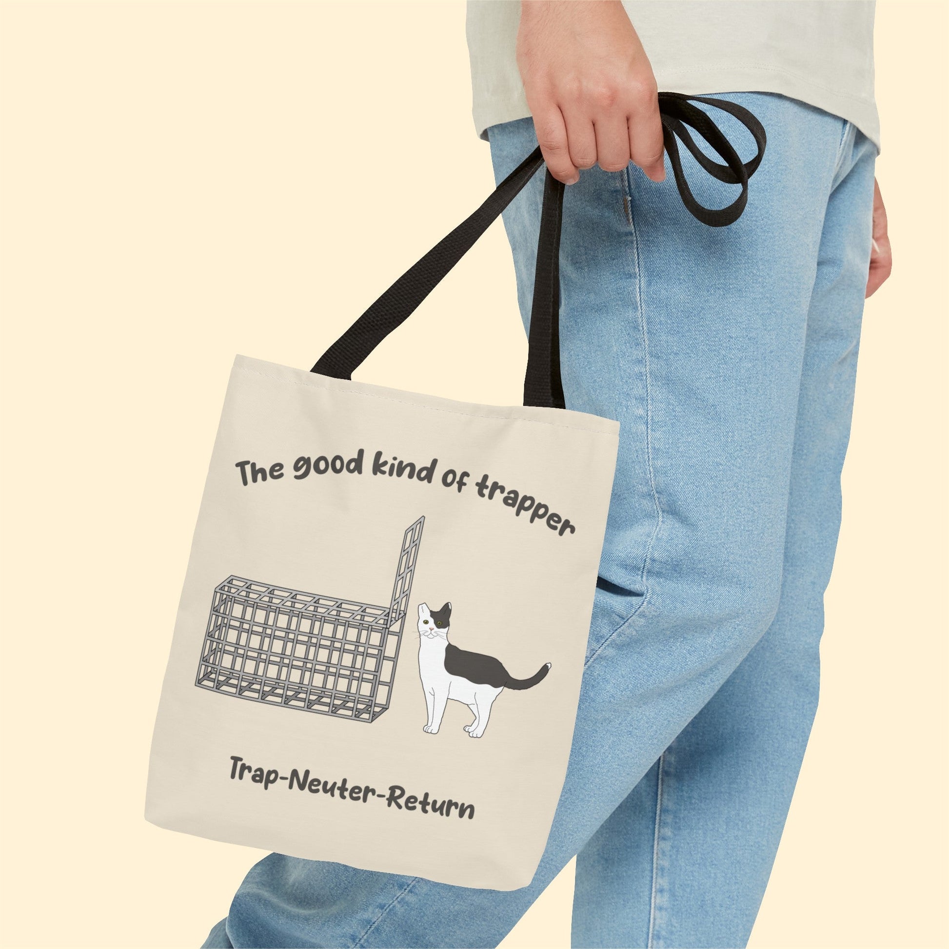 The Good Kind Of Trapper | FUNDRAISER for Feral At Heart | Tote Bag - Detezi Designs-14551385972254523790