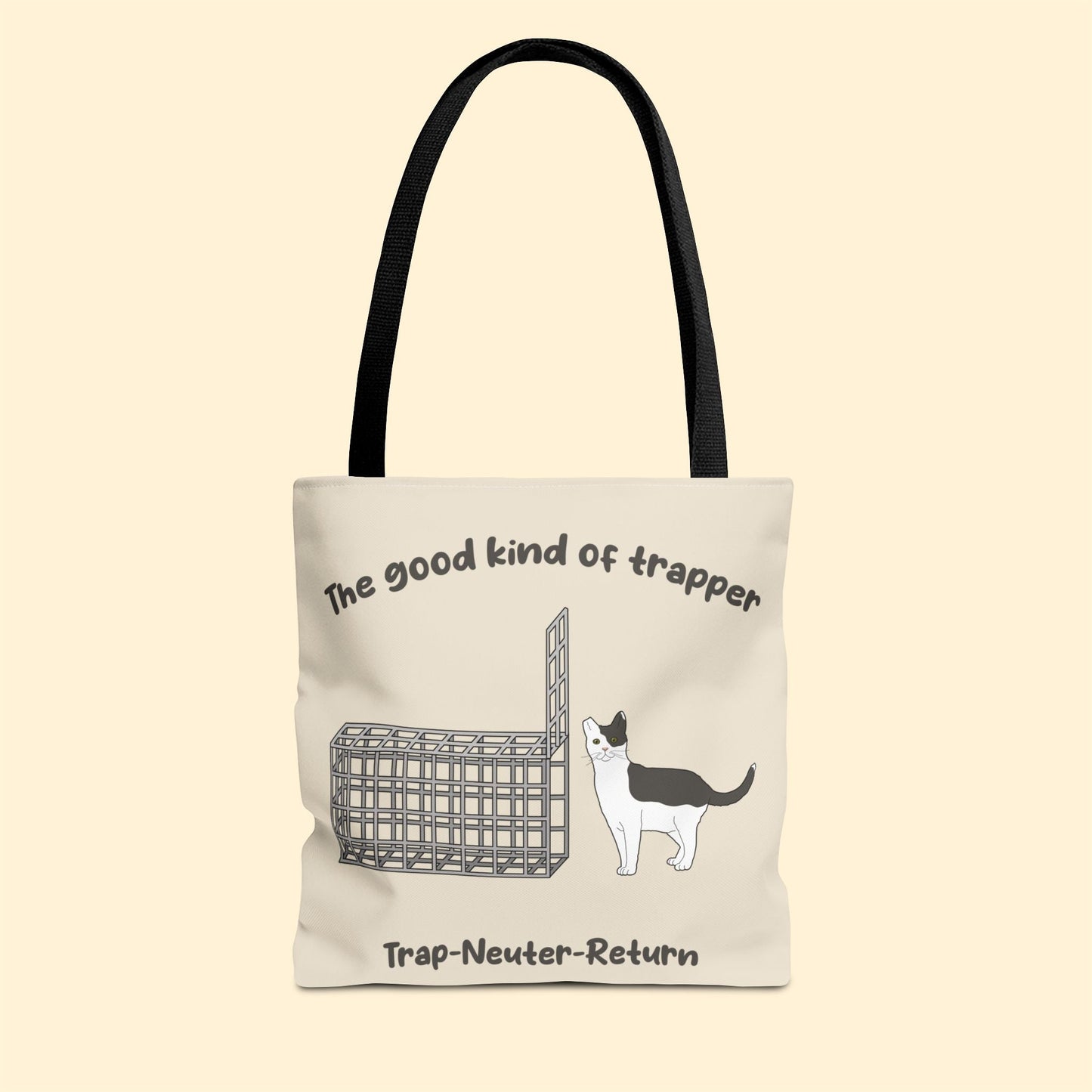 The Good Kind Of Trapper | FUNDRAISER for Feral At Heart | Tote Bag - Detezi Designs - 24151147075143093435