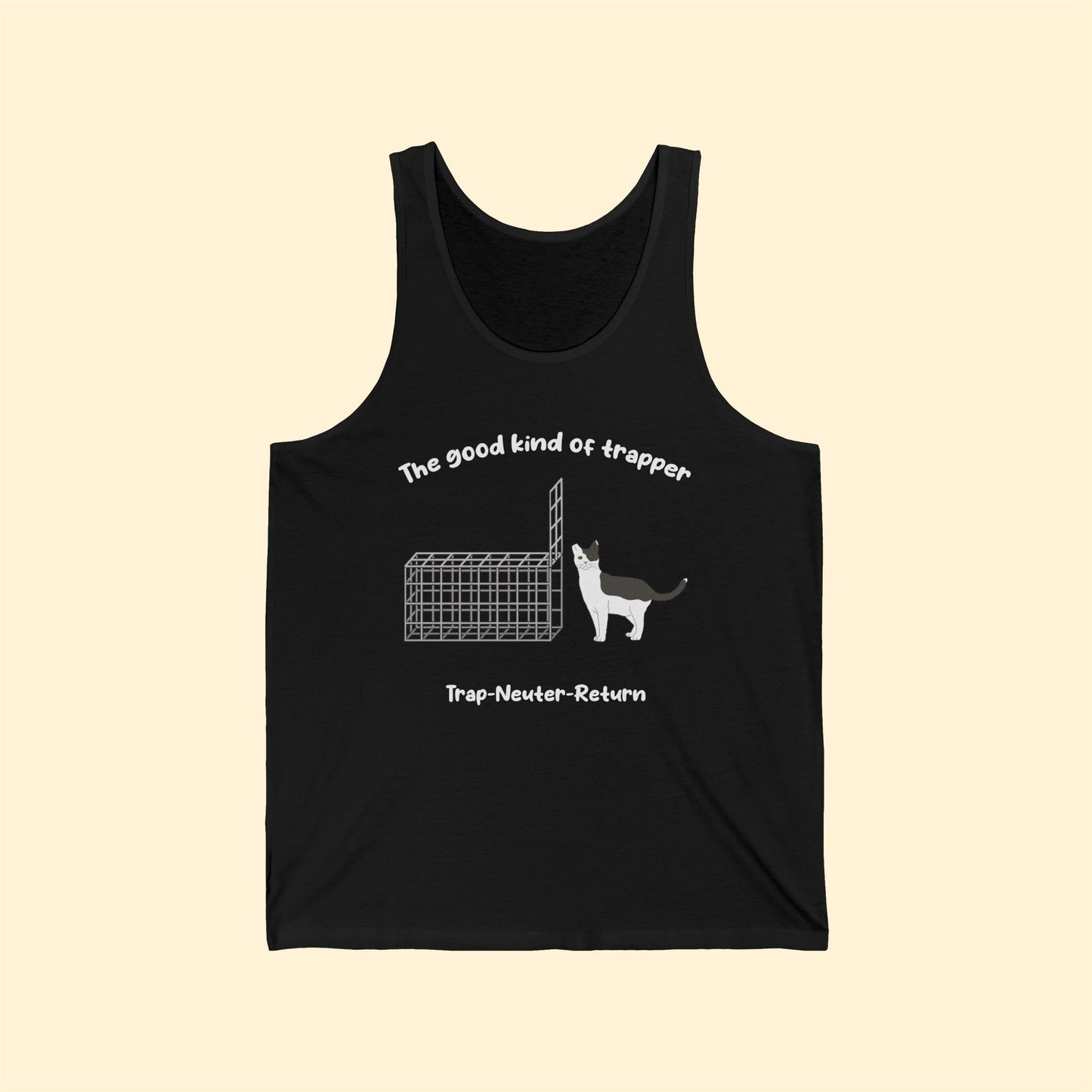 The Good Kind Of Trapper | FUNDRAISER for Feral at Heart | Unisex Jersey Tank - Detezi Designs-80363155508693498487