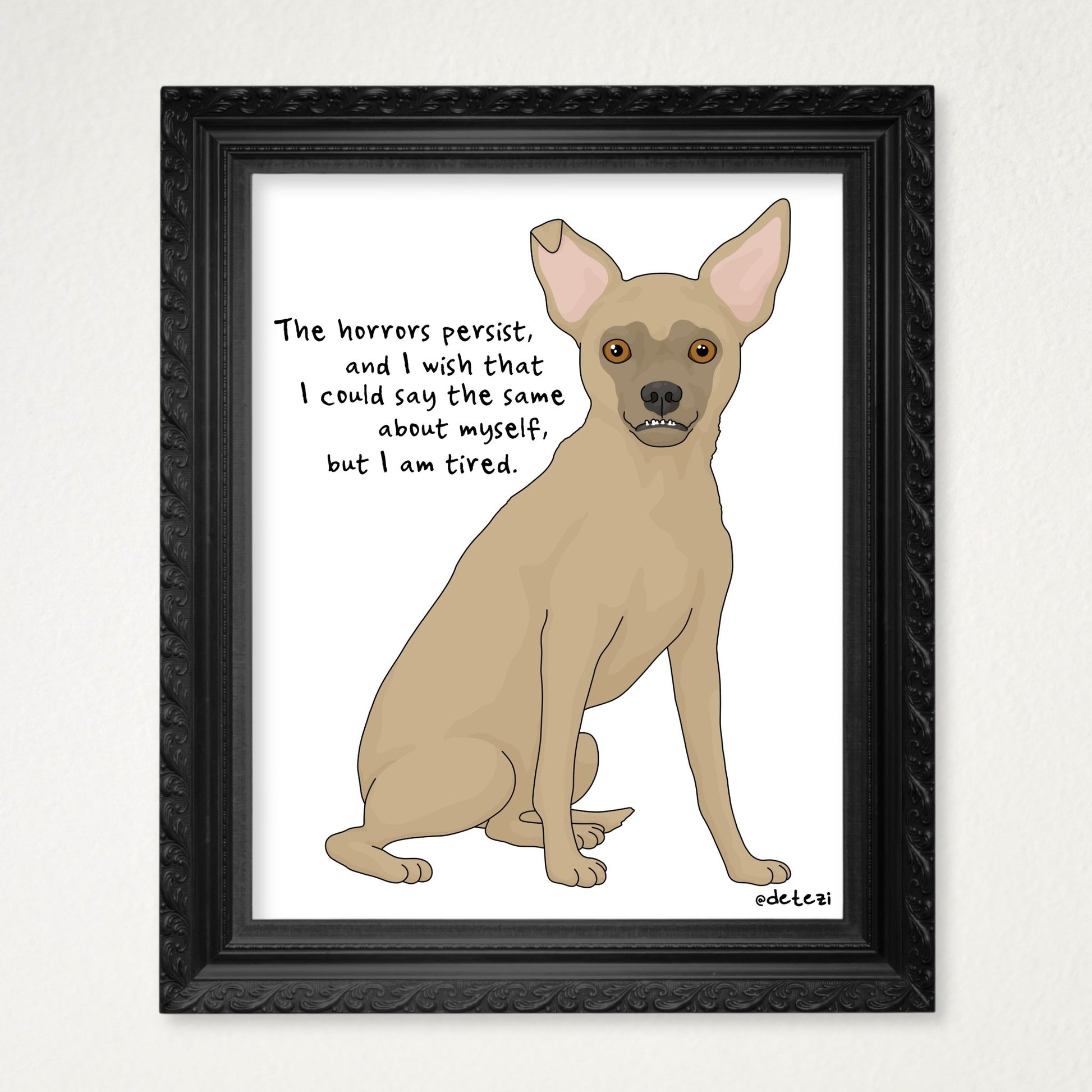 The Horrors | Giclée Fine Art Print - Detezi Designs-