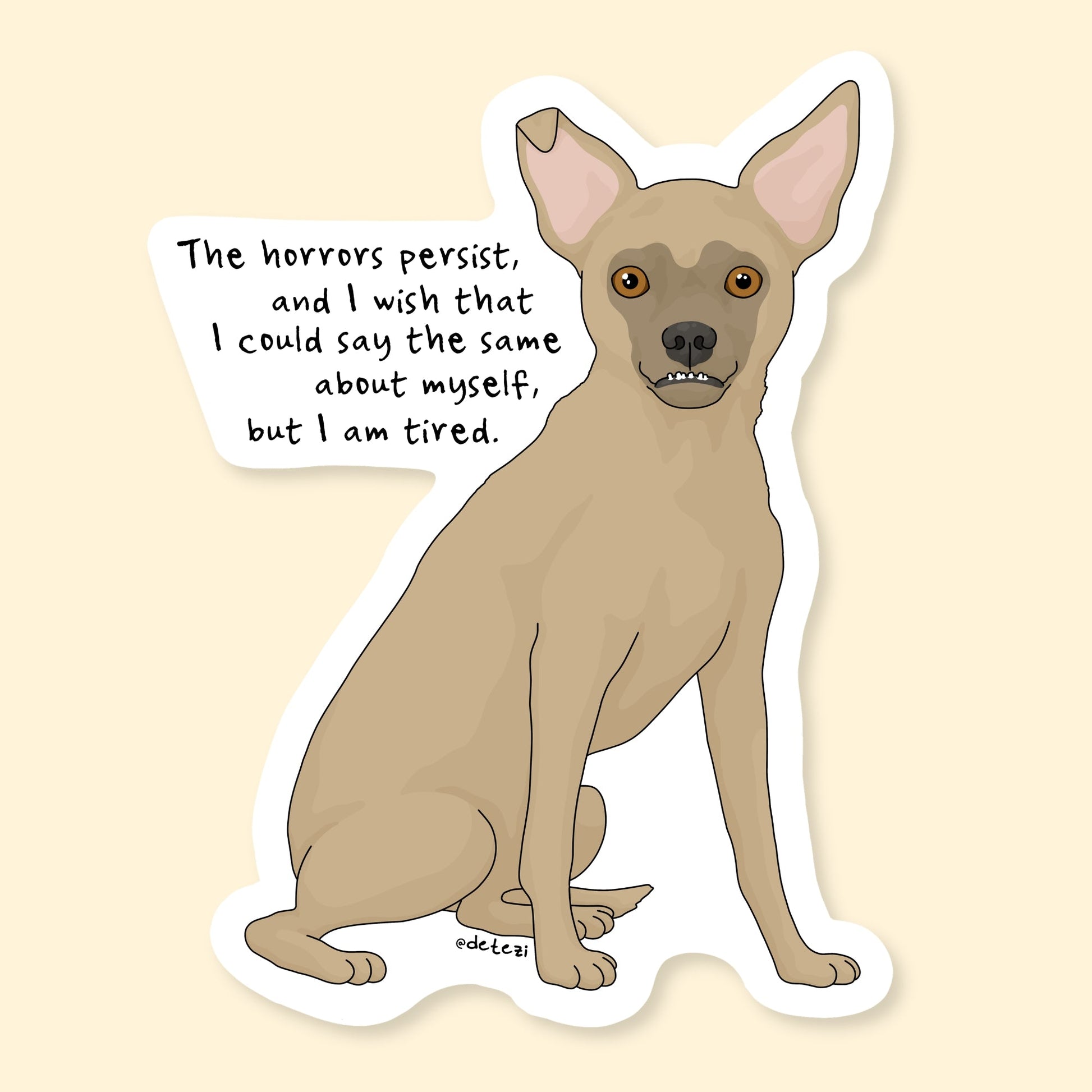 The Horrors | Vinyl Sticker | PRE-ORDER - Detezi Designs-