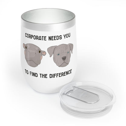 They're The Same Picture | Wine Tumbler - Detezi Designs - 10817639708782090656