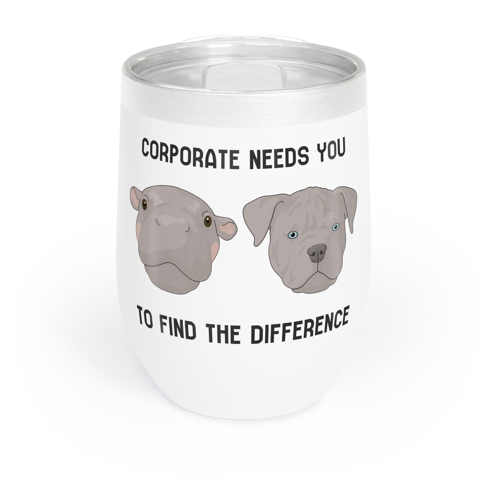 They're The Same Picture | Wine Tumbler - Detezi Designs - 10817639708782090656