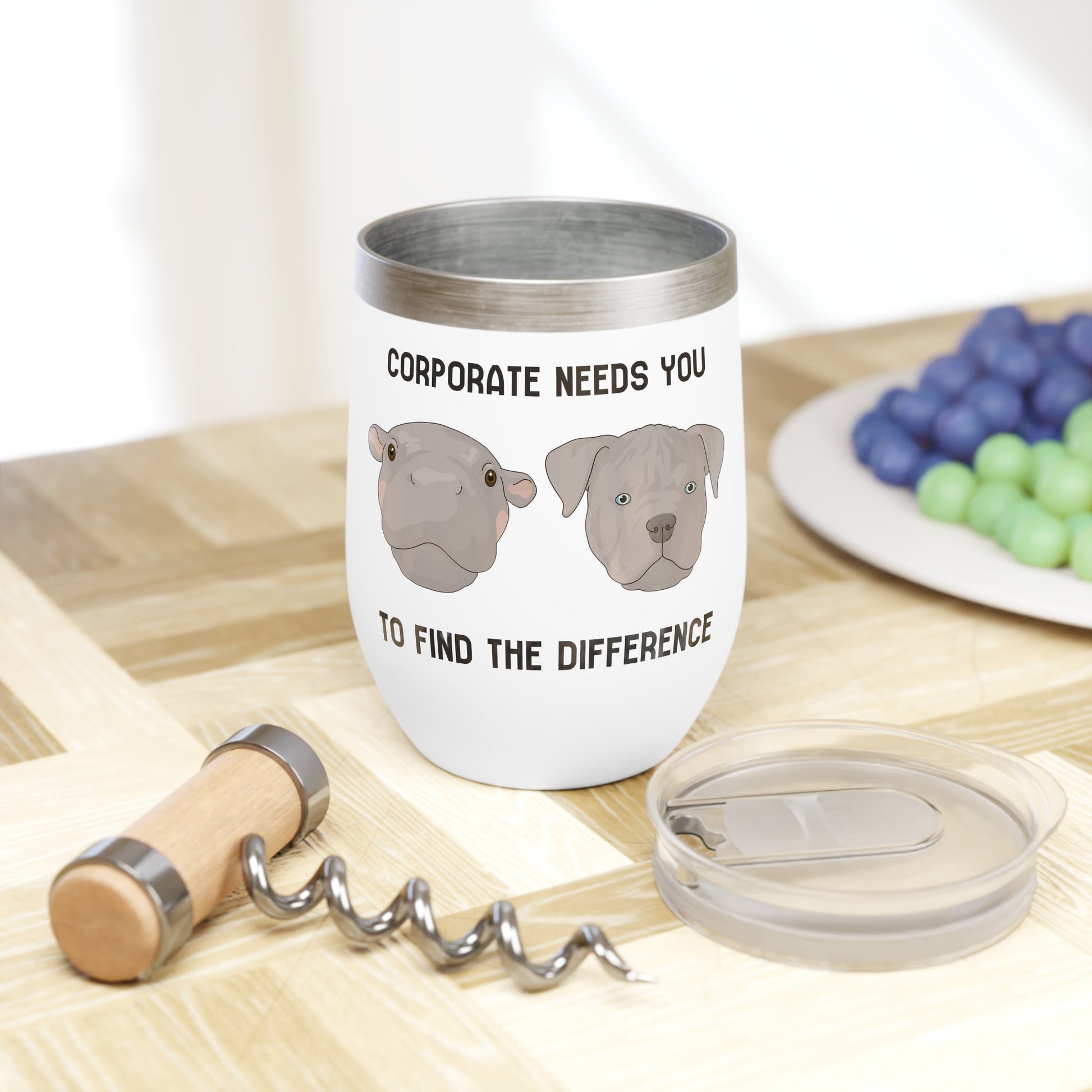 They're The Same Picture | Wine Tumbler - Detezi Designs - 10817639708782090656