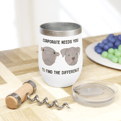 They're The Same Picture | Wine Tumbler - Detezi Designs - 10817639708782090656