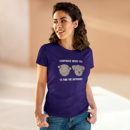 They're The Same Picture | Women's Midweight Cotton Tee - Detezi Designs - 59913007630954622134