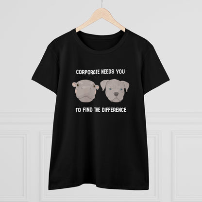 They're The Same Picture | Women's Midweight Cotton Tee - Detezi Designs - 59913007630954622134