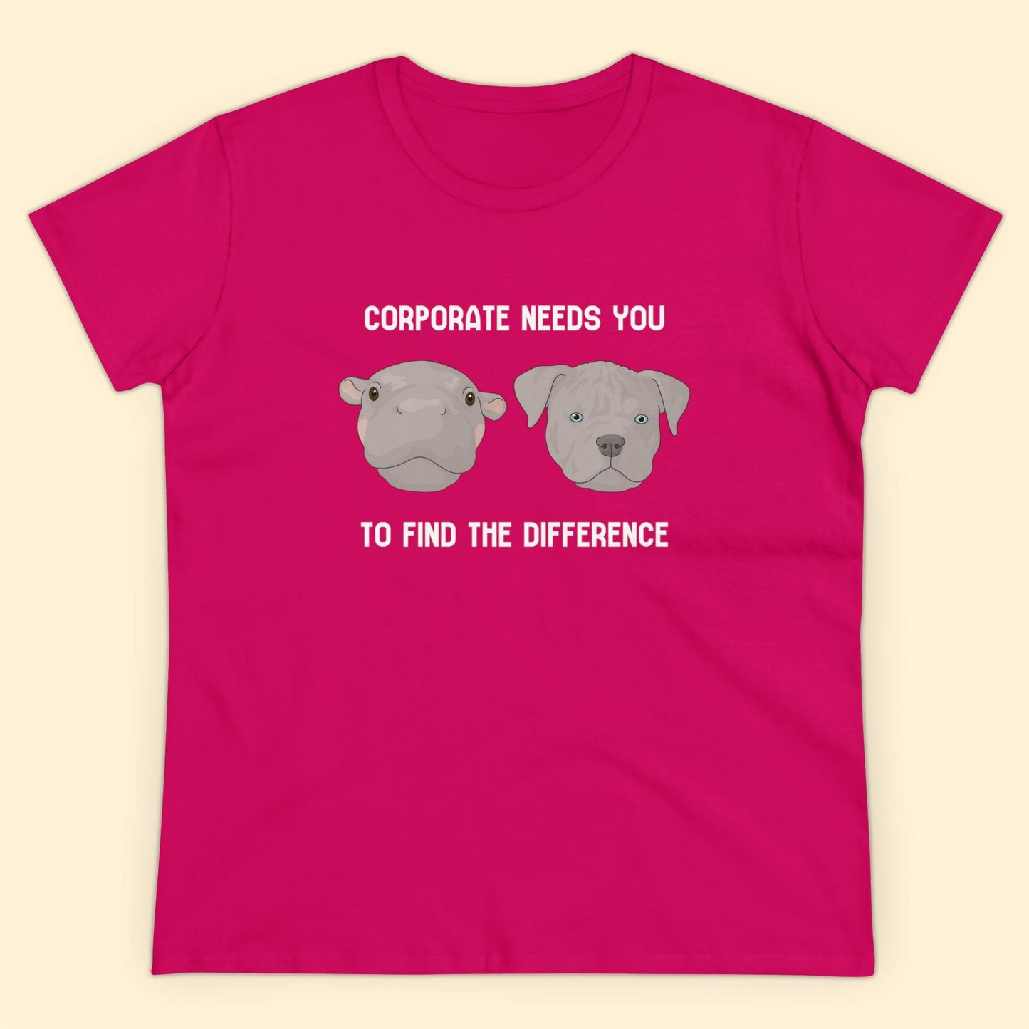 They're The Same Picture | Women's Midweight Cotton Tee - Detezi Designs - 59913007630954622134