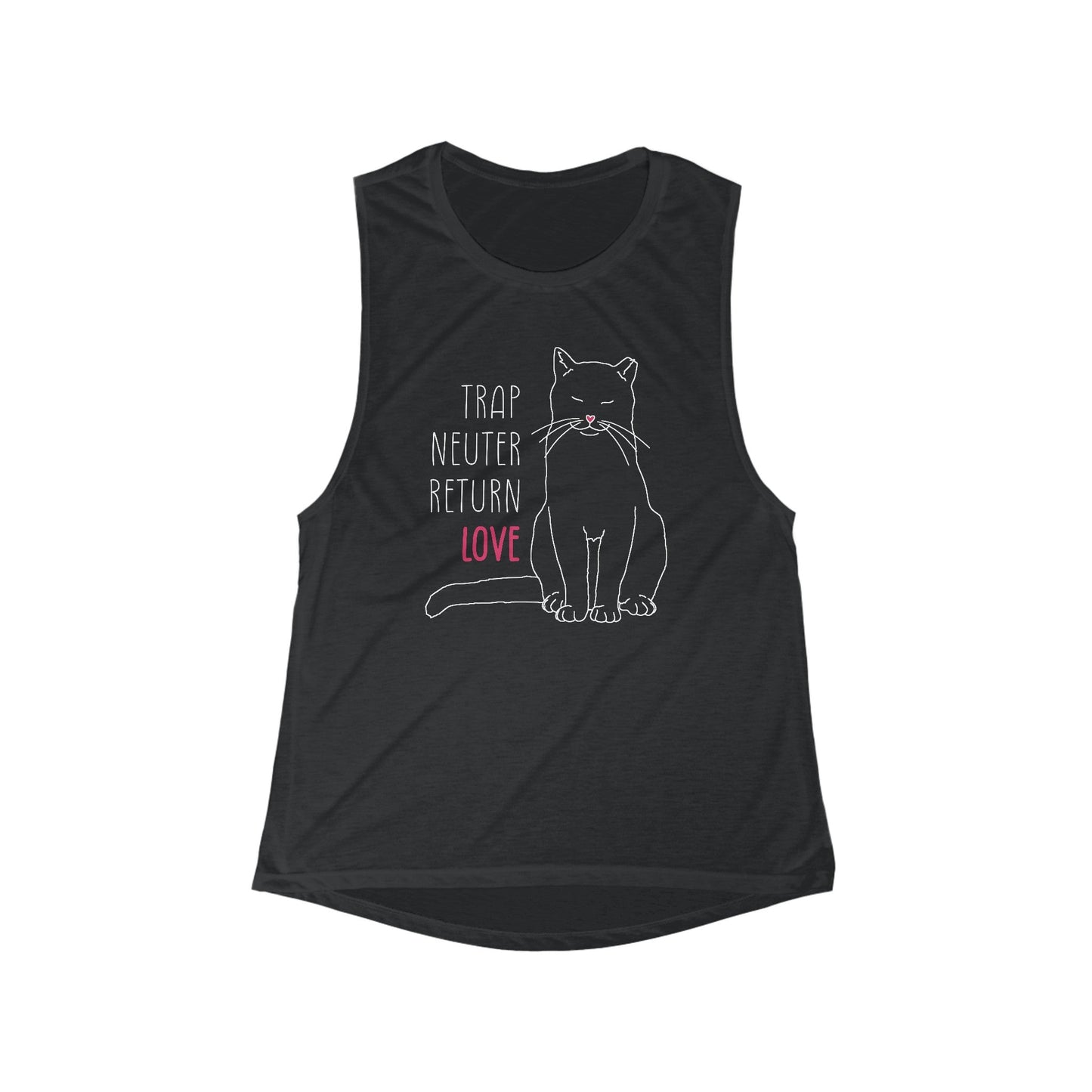 TNRL | Women's Flowy Scoop Muscle Tank - Detezi Designs - 75789743643833437319