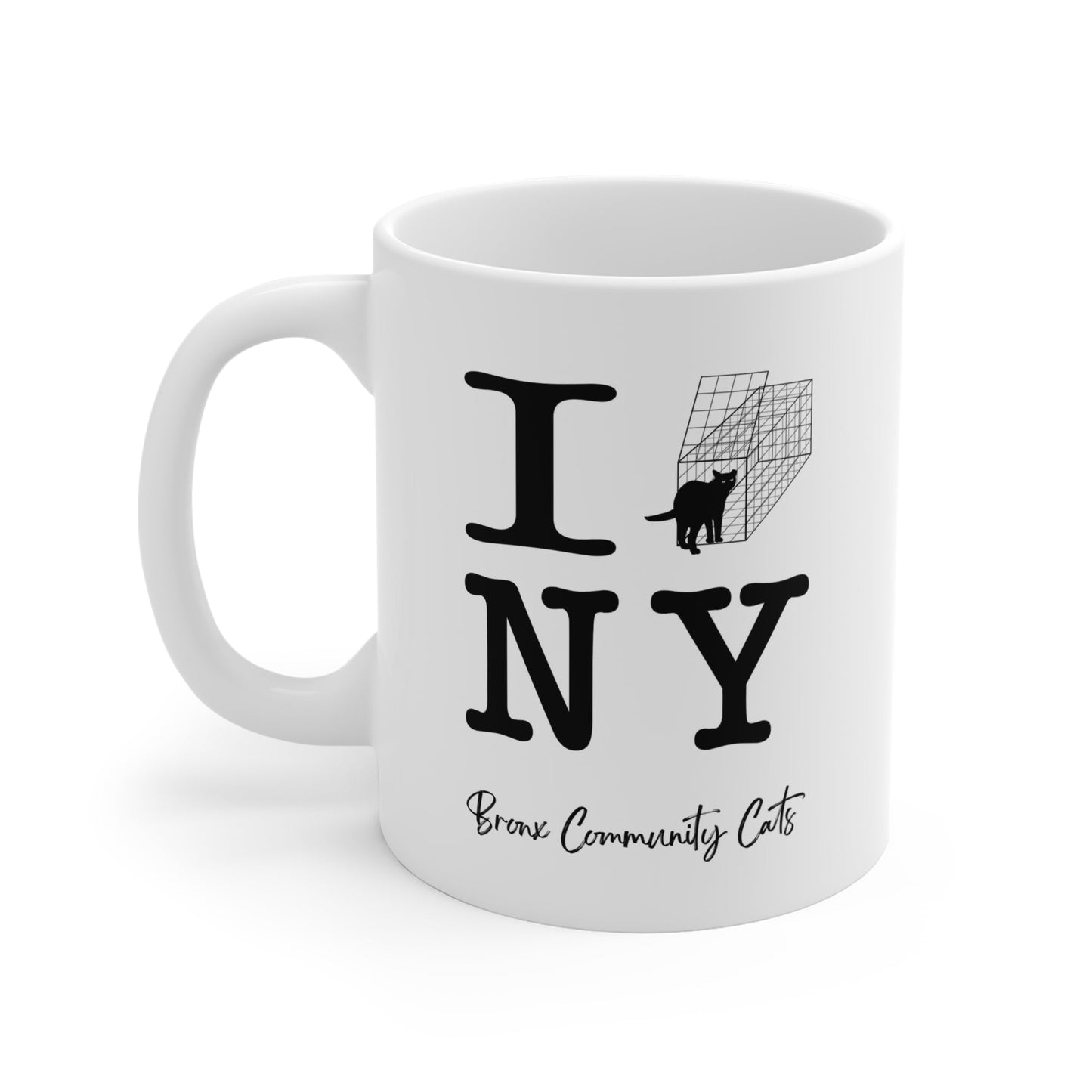 TNRM NY | FUNDRAISER for Bronx Community Cats | 11oz Mug - Detezi Designs - 43656903130553283645