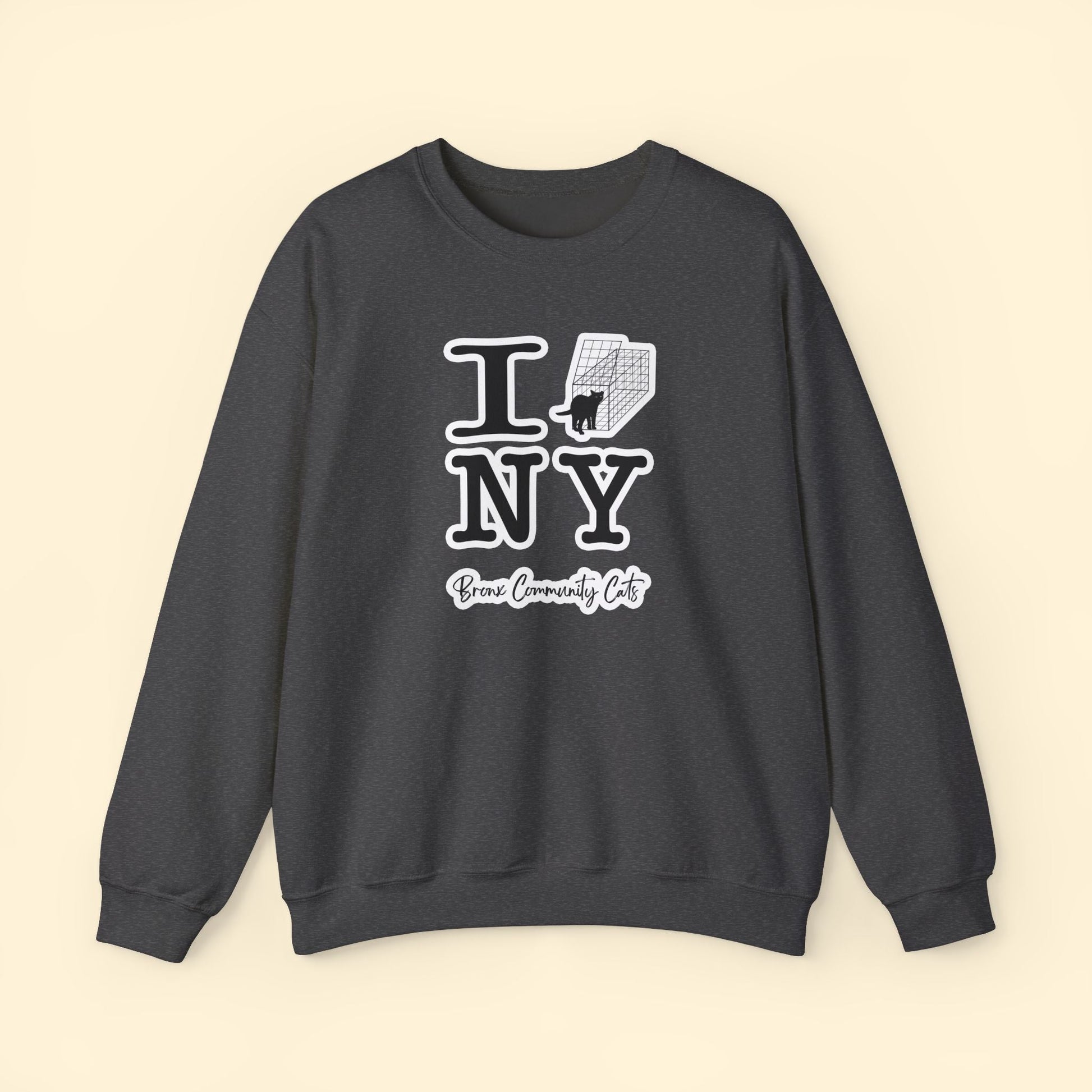 TNRM NY | FUNDRAISER for Bronx Community Cats | Crewneck Sweatshirt - Detezi Designs - 21291398293936071247