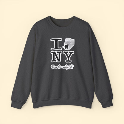 TNRM NY | FUNDRAISER for Bronx Community Cats | Crewneck Sweatshirt - Detezi Designs - 21291398293936071247