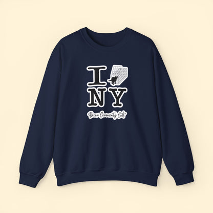 TNRM NY | FUNDRAISER for Bronx Community Cats | Crewneck Sweatshirt - Detezi Designs - 21513981292088845744