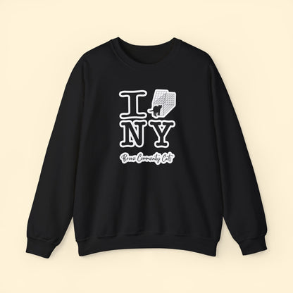 TNRM NY | FUNDRAISER for Bronx Community Cats | Crewneck Sweatshirt - Detezi Designs - 22056632799515336193