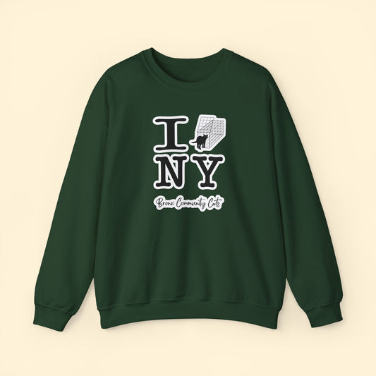 TNRM NY | FUNDRAISER for Bronx Community Cats | Crewneck Sweatshirt - Detezi Designs - 25267460408757893108