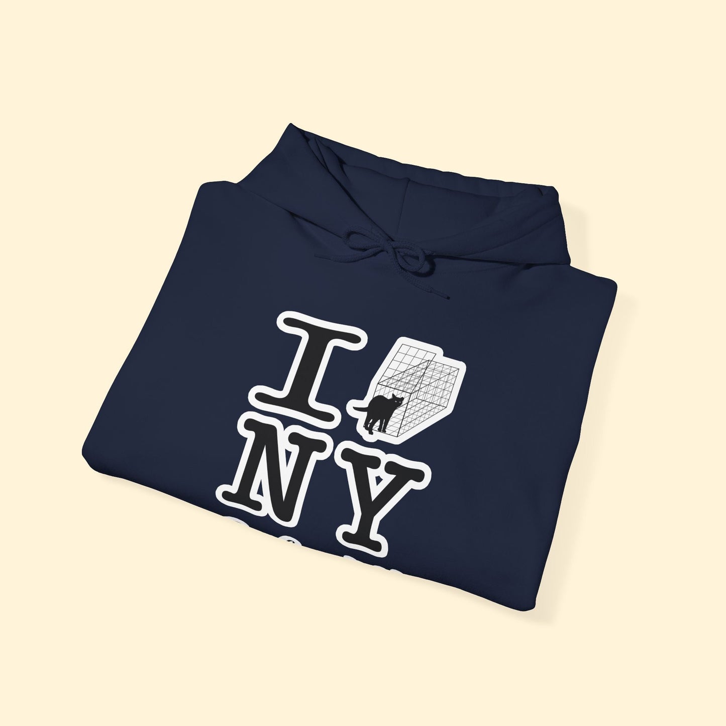 TNRM NY | FUNDRAISER for Bronx Community Cats | Hooded Sweatshirt - Detezi Designs - 79437747771206199299