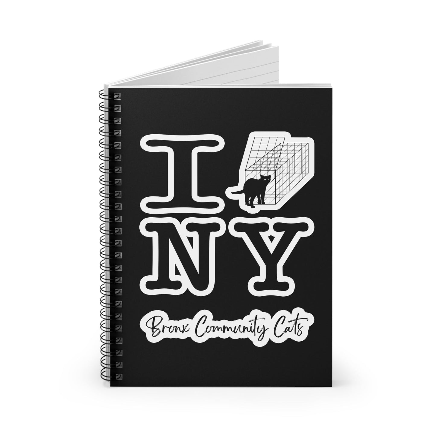 TNRM NY | FUNDRAISER for Bronx Community Cats | Notebook - Detezi Designs - 28867366480150014372