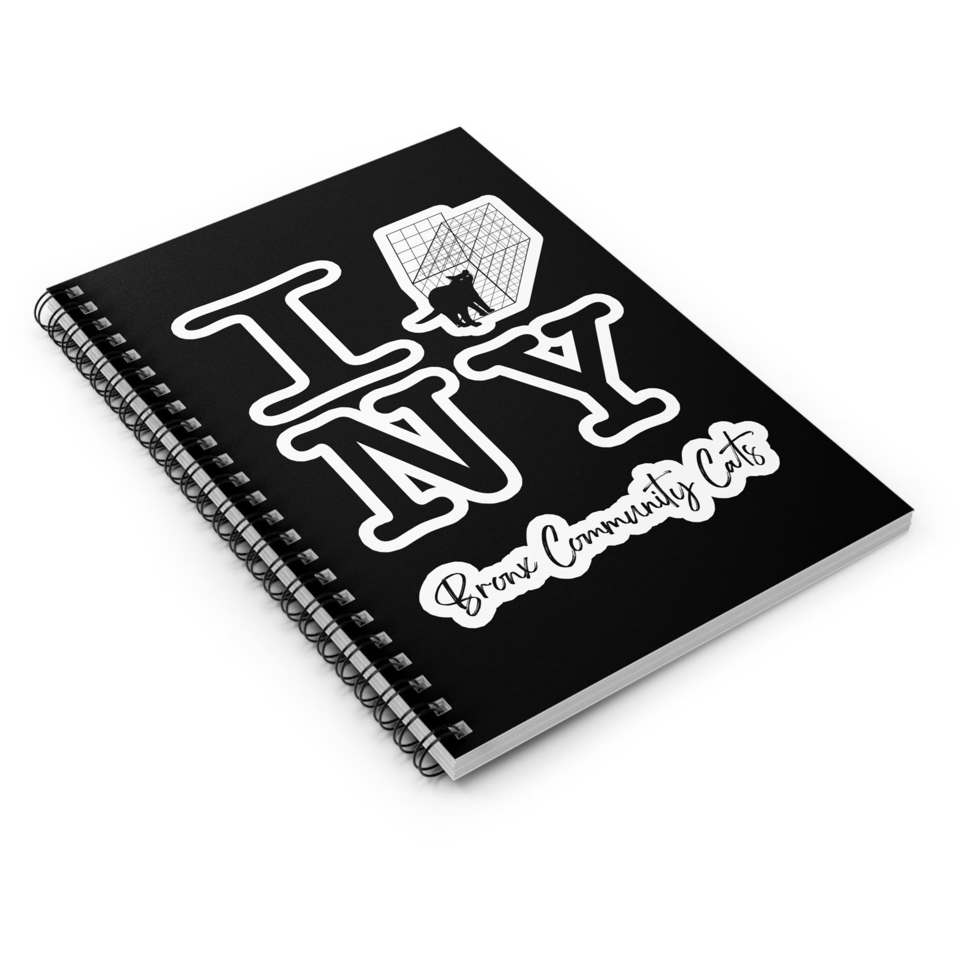 TNRM NY | FUNDRAISER for Bronx Community Cats | Notebook - Detezi Designs - 28867366480150014372