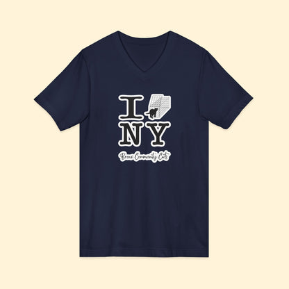 TNRM NY| FUNDRAISER for Bronx Community Cats | Unisex V - Neck Tee - Detezi Designs - 11935919673099195807