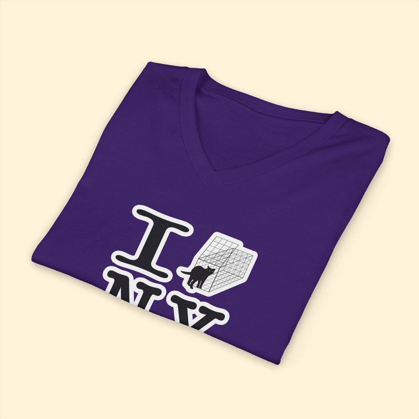 TNRM NY| FUNDRAISER for Bronx Community Cats | Unisex V - Neck Tee - Detezi Designs - 33730542592480161794