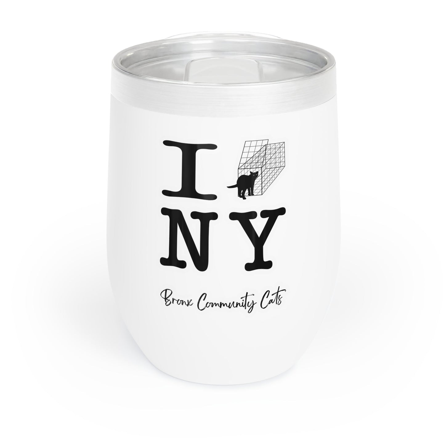 TNRM NY | FUNDRAISER for Bronx Community Cats | Wine Tumbler - Detezi Designs - 20221698750104857815