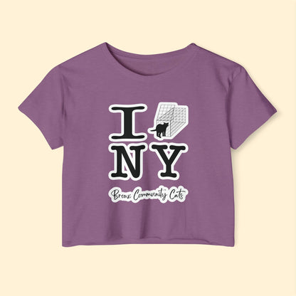 TNRM NY | FUNDRAISER for Bronx Community Cats | Women's Festival Crop Top - Detezi Designs - 44358252784620334499