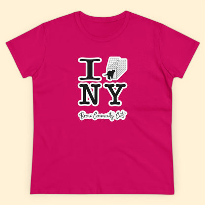 TNRM NY | FUNDRAISER for Bronx Community Cats | Women's Midweight Cotton Tee - Detezi Designs - 18754080657750959152