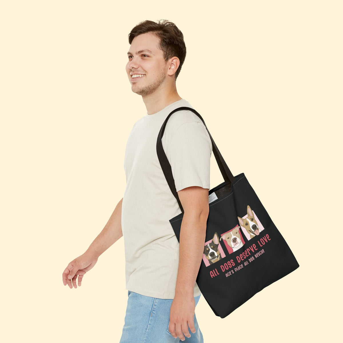 Tote Bag | FUNDRAISER | Ace's Place All Dog Rescue - Detezi Designs-16520784896273388405