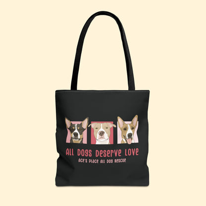 Tote Bag | FUNDRAISER | Ace's Place All Dog Rescue - Detezi Designs-78123043446928707740