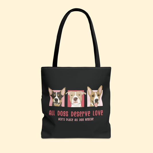 Tote Bag | FUNDRAISER | Ace's Place All Dog Rescue - Detezi Designs-78123043446928707740