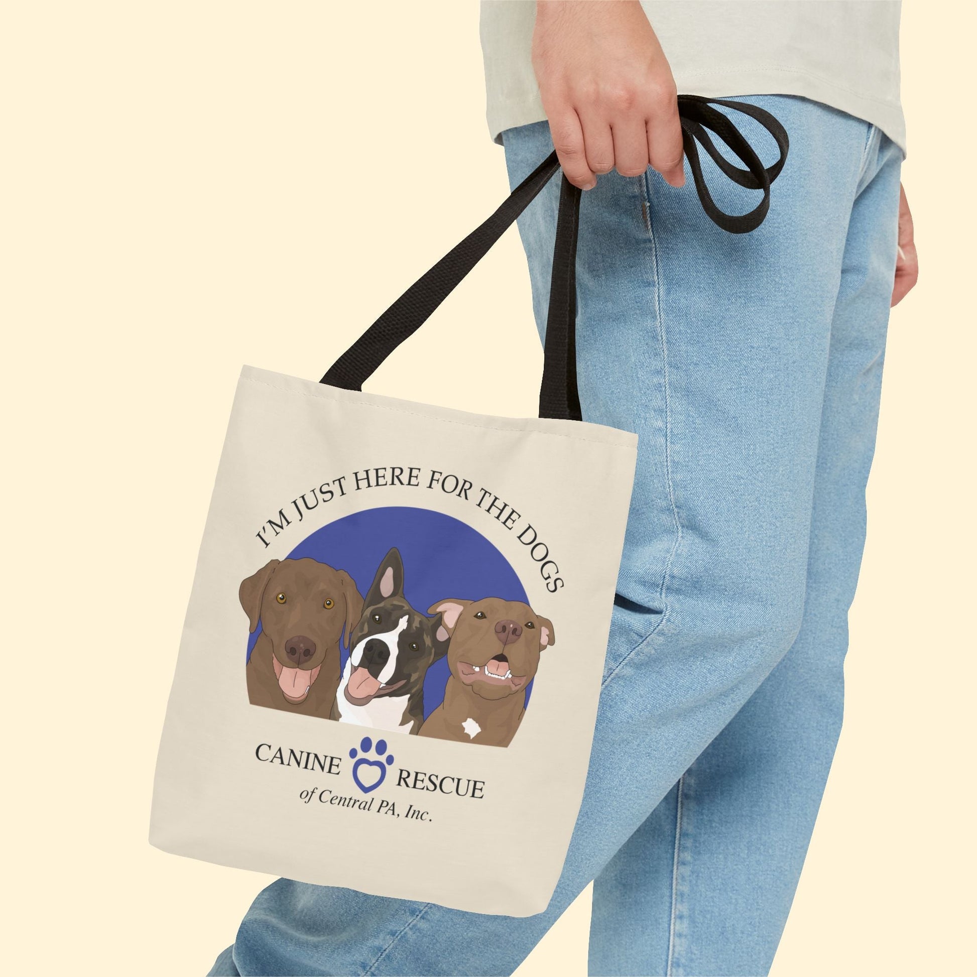 Tote Bag | FUNDRAISER | Canine Rescue of Central PA - Detezi Designs - 25554752010707475310