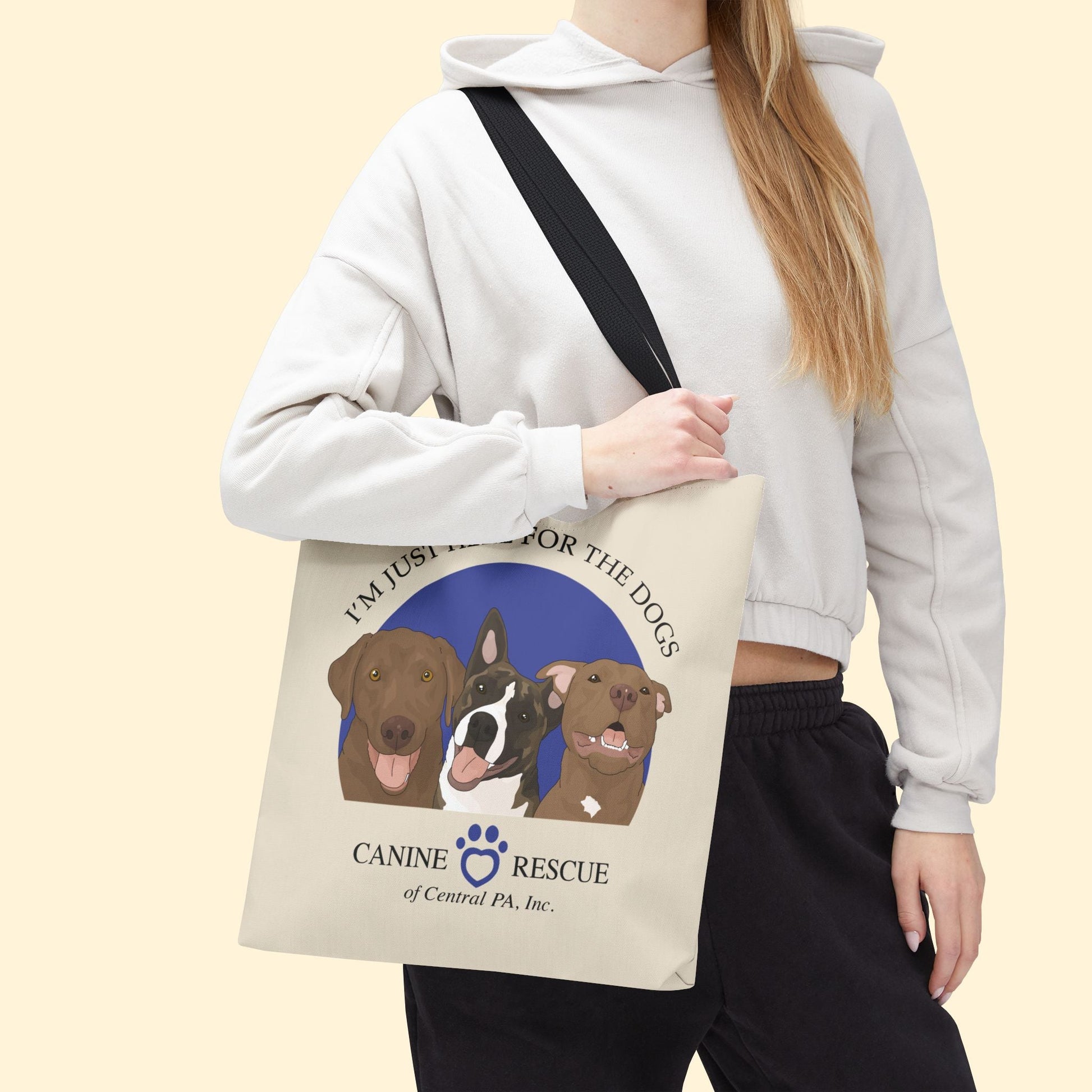 Tote Bag | FUNDRAISER | Canine Rescue of Central PA - Detezi Designs - 25554752010707475310