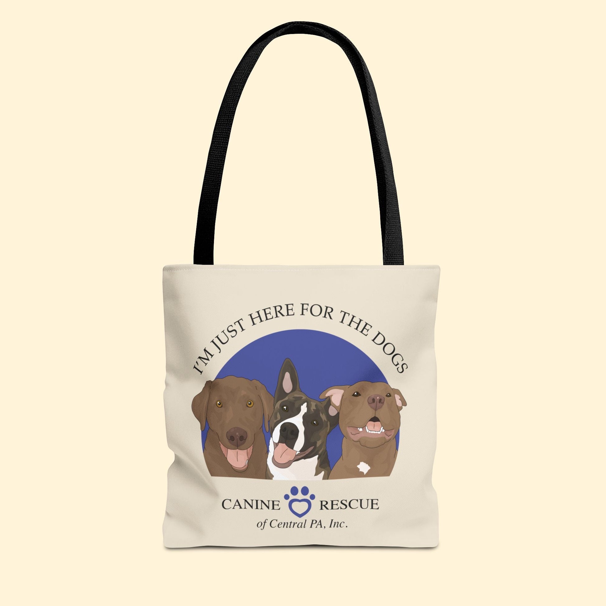 Tote Bag | FUNDRAISER | Canine Rescue of Central PA - Detezi Designs - 30689653583792894501