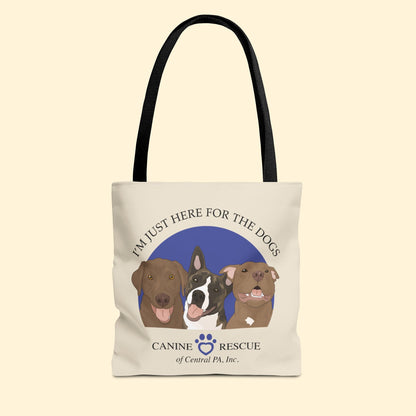 Tote Bag | FUNDRAISER | Canine Rescue of Central PA - Detezi Designs - 30689653583792894501